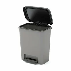 Pattumiera a pedale grigio 25 litri Compatta Bin