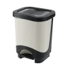 Pattumiera a pedale Idea Bianca 8 litri