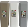 Pattumiera con Coperchio Push 20 litri Linea Natural Style