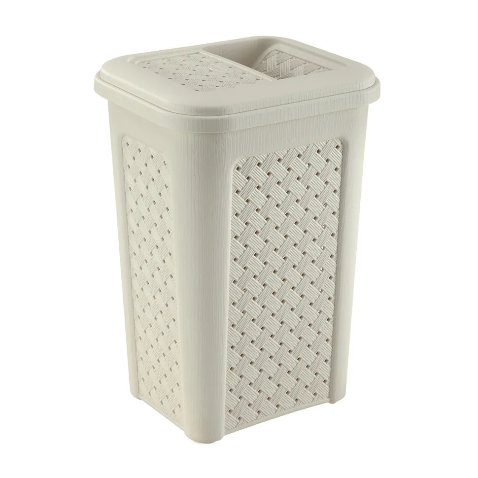 Pattumiera con Coperchio Semi-Aperto Angora 10 litri Linea Arianna
