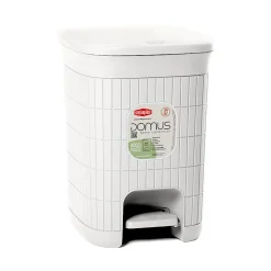 Pattumiera con pedale Linea Domus Bianca 20 litri