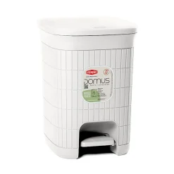 Pattumiera con pedale Linea Domus Bianca 20 litri