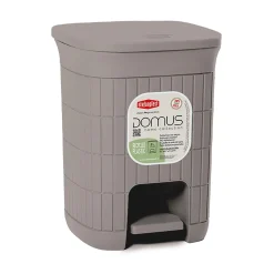 Pattumiera con pedale Linea Domus Tortora 6 litri
