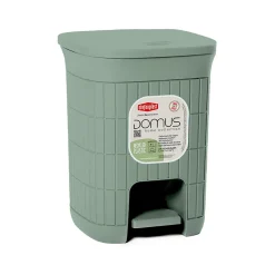 Pattumiera con pedale Linea Domus Verde 6 litri