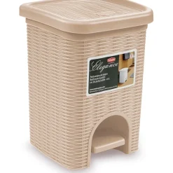 Pattumiera da bagno Cashmere Linea Elegance 6 litri