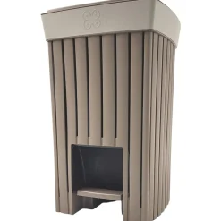 Pattumiera ecologica Linea Doga cappuccino 6 litri