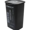 Pattumiera Recycling Raccolta Differenziata Misto 50 Litri Nero
