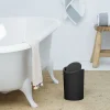 Pattumiera Standard con coperchio basculante Nera 6 litri