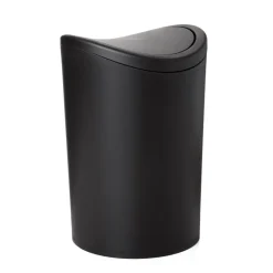 Pattumiera Standard con coperchio basculante Nera 6 litri