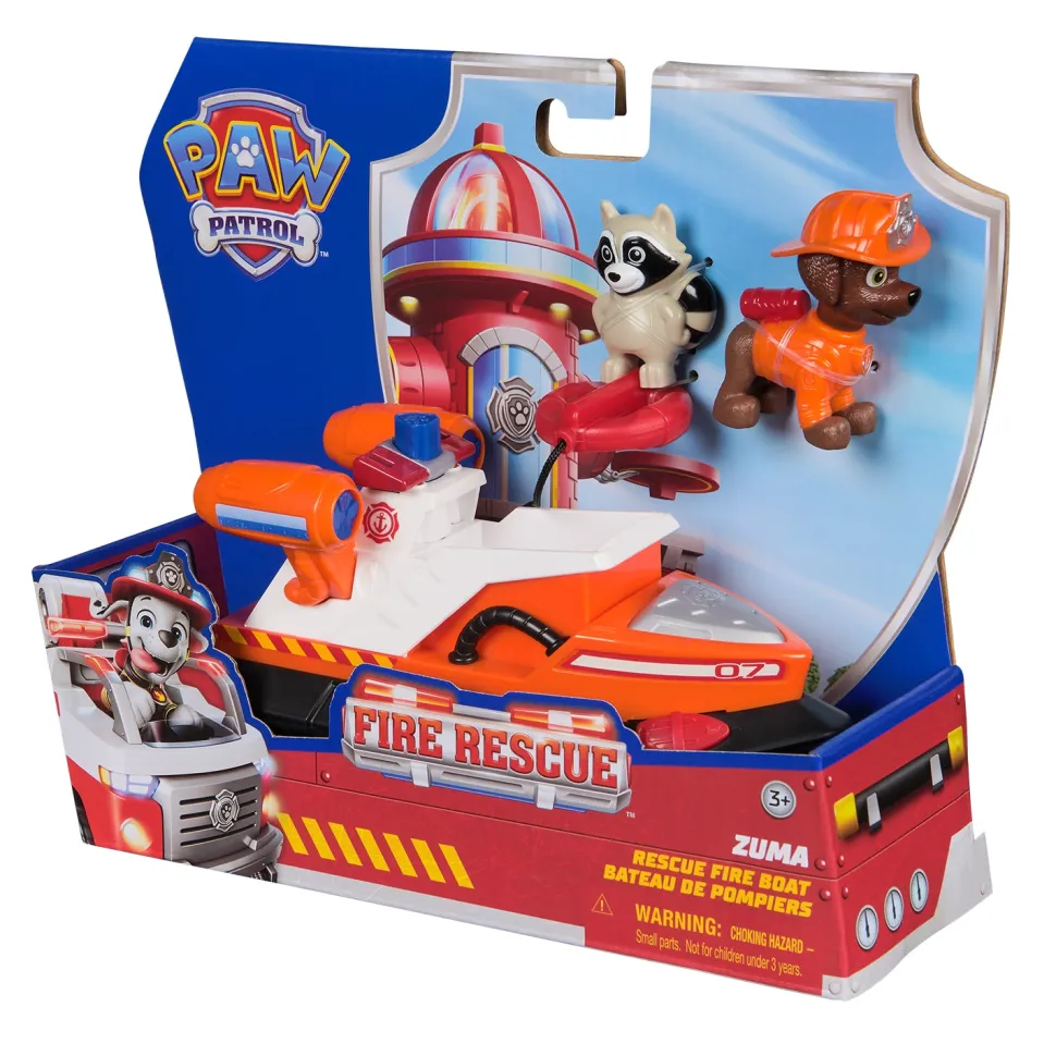 Paw Patrol Fire Rescue Veicolo Antincendio con Personaggio Assortito