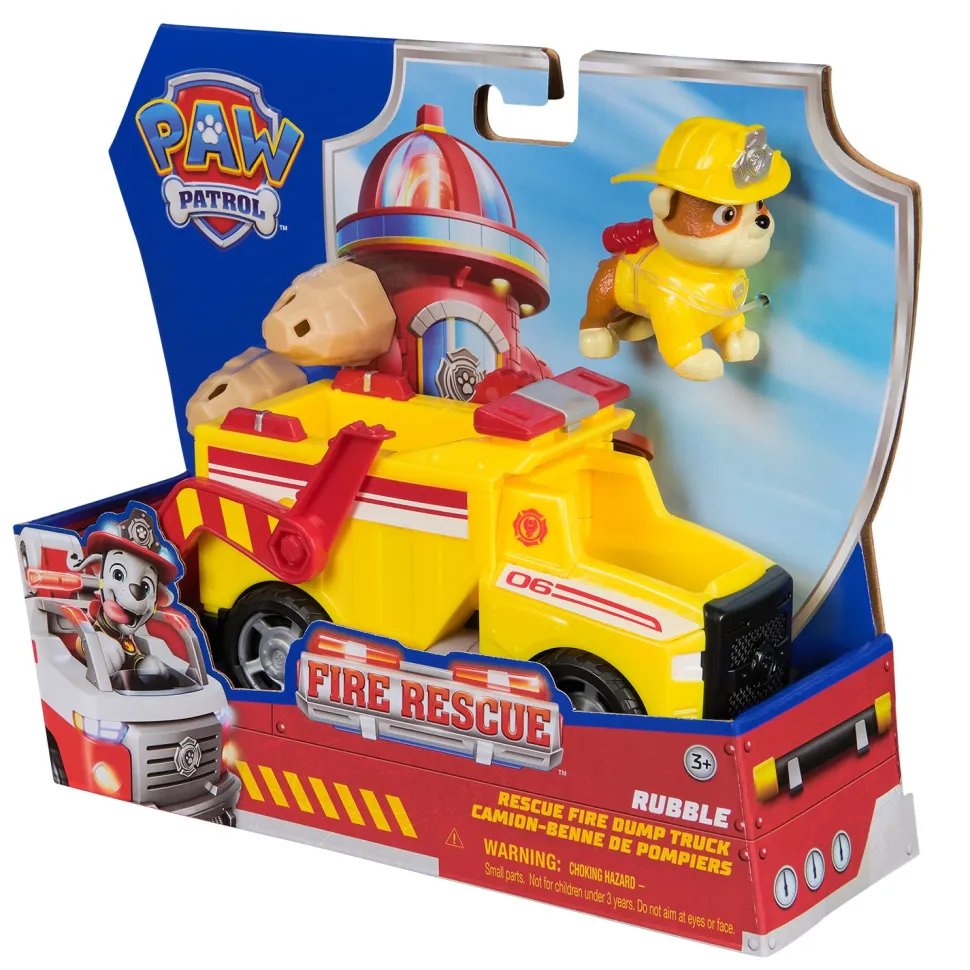 Paw Patrol Fire Rescue Veicolo Antincendio con Personaggio Assortito