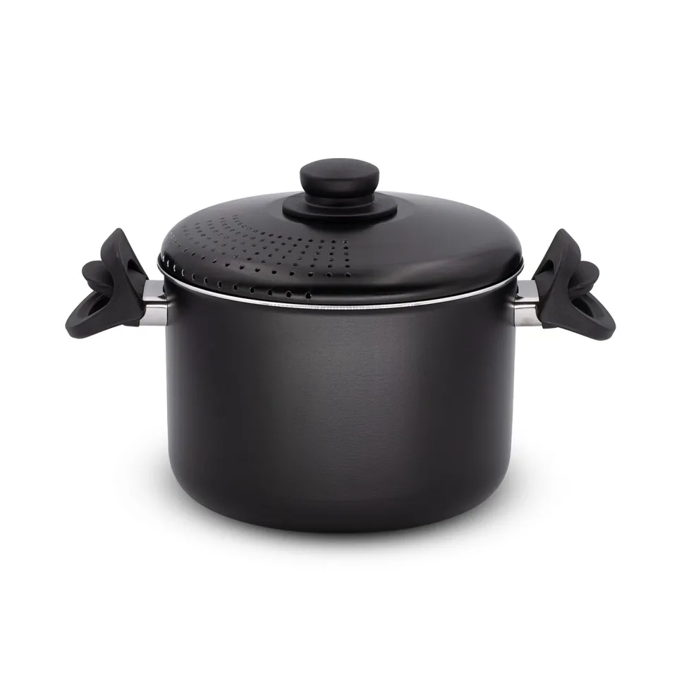 Pentola con Coperchio Scolapasta Scoli' Linea Fuoco & Idee diametro 22 cm