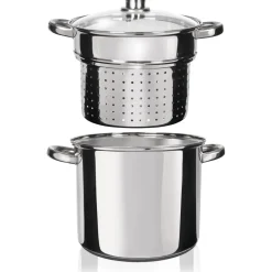 Pentola Cuocipasta in acciaio Inox PastaExpress diametro 24 cm