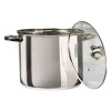 Pentola in acciaio inox con coperchio in vetro Linea Matilde diametro 28 cm