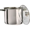 Pentola in acciaio inox con coperchio in vetro Linea Matilde diametro 32 cm