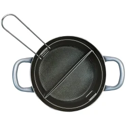 Pentola Multiuso con Doppio Cestello Divisorio in Alluminio diametro 20 cm