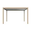 Pergola Bioclimatica Atena 120 Effetto Legno 3x3