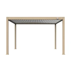 Pergola Bioclimatica Atena 120 Effetto Legno 3x3