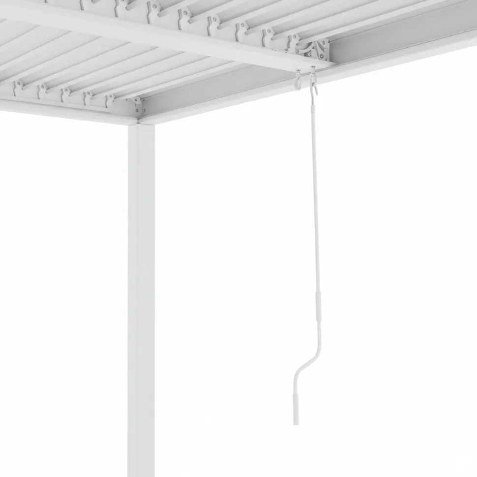Pergola Bioclimatica in Alluminio Bianca 3x4 metri