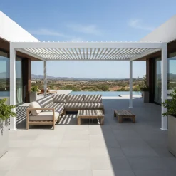 Pergola Bioclimatica in Alluminio Bianca 3x4 metri