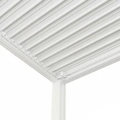 Pergola Bioclimatica in Alluminio Bianca 4x4 metri