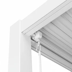 Pergola Bioclimatica in Alluminio Bianca 4x4 metri