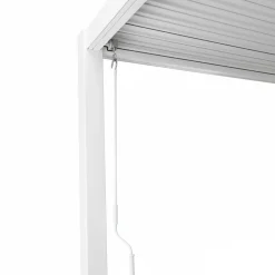 Pergola Bioclimatica in Alluminio Bianca 4x4 metri