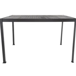 Pergola Bioclimatica in Alluminio Grigio Scuro 3x3 metri