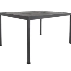 Pergola Bioclimatica in Alluminio Grigio Scuro 3x3 metri
