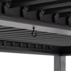 Pergola Bioclimatica in Alluminio Grigio Scuro 3x3 metri