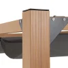 Pergola da Giardino con Telo Retrattile Antracite 3x3 metri