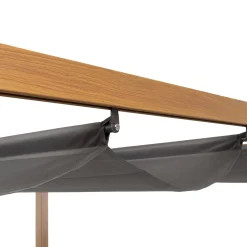 Pergola da Giardino con Telo Retrattile Antracite 3x3 metri