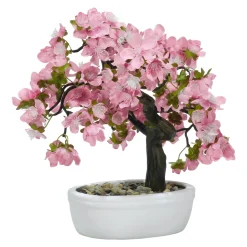Pianta artificiale Bonsai Ciliegio in vaso
