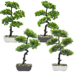 Pianta artificiale Bonsai in vaso
