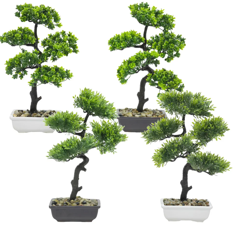 Pianta artificiale Bonsai in vaso