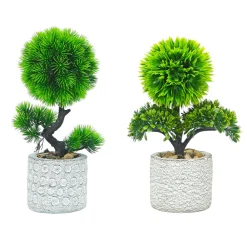 Pianta artificiale Bonsai in vaso