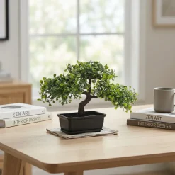 Pianta artificiale Bonsai in vaso