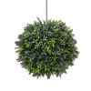 Pianta artificiale Bosso Lavanda diametro 28 cm