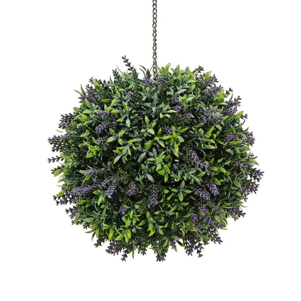 Pianta artificiale Bosso Lavanda diametro 28 cm