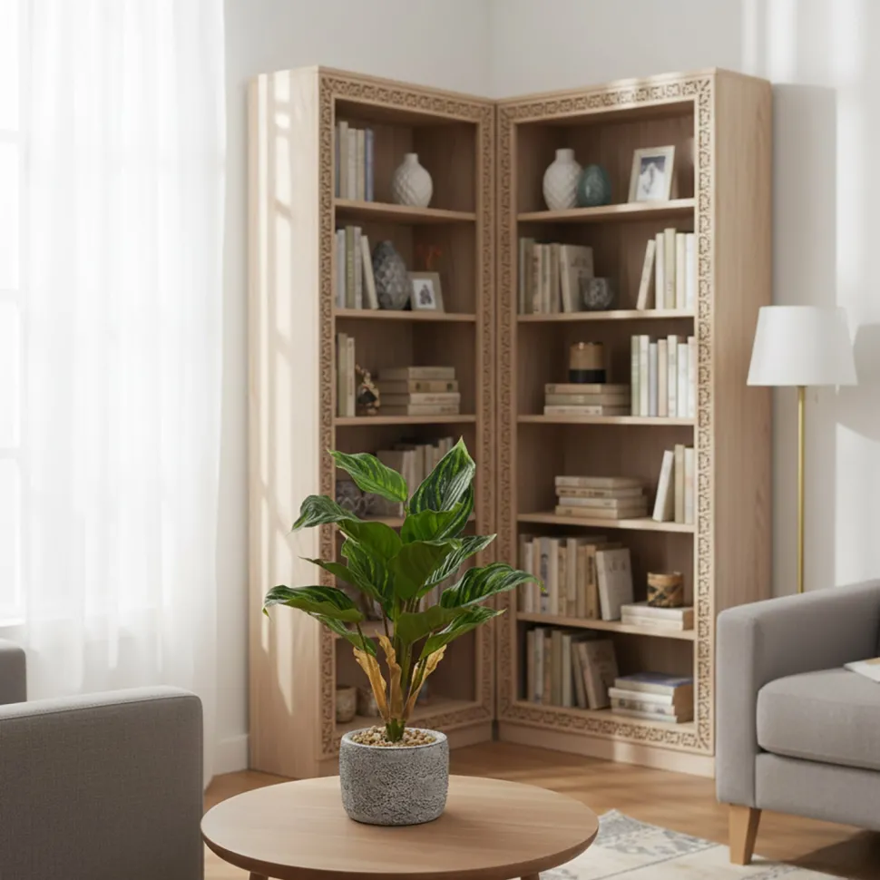 Pianta artificiale Dieffenbachia in vaso