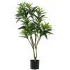 Pianta artificiale Dracaena in vaso h105 cm