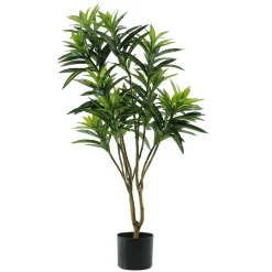 Pianta artificiale Dracaena in vaso h105 cm