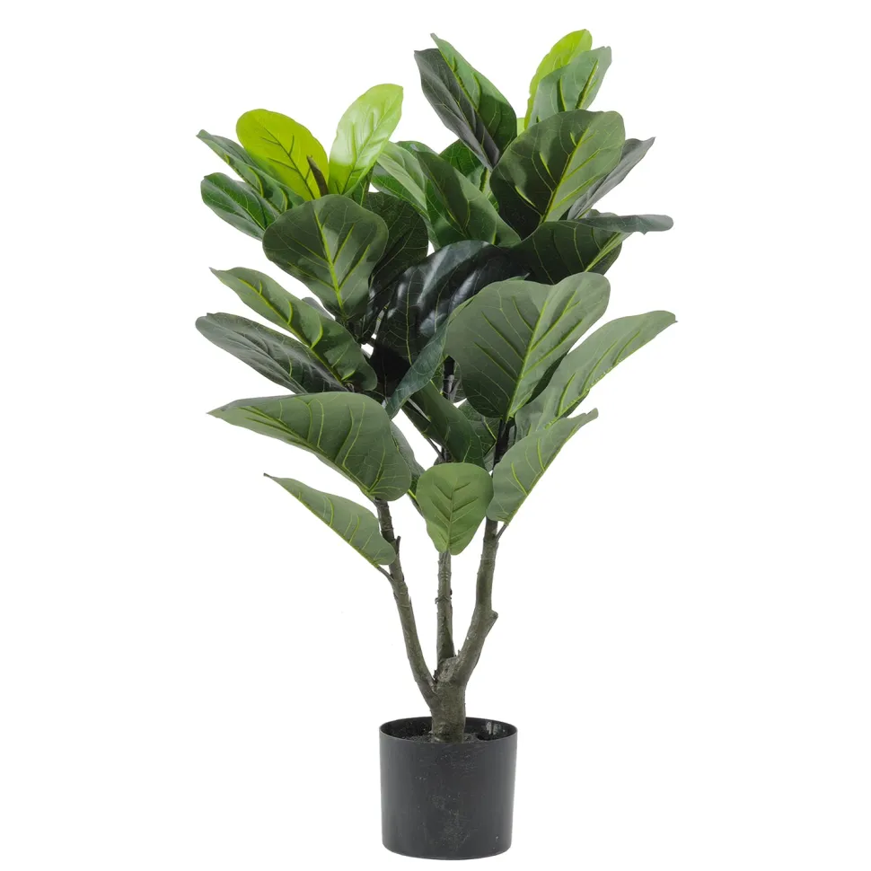 Pianta artificiale Ficus in vaso h90 cm