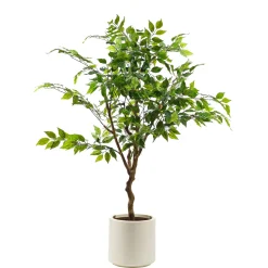 Pianta artificiale Ficus in vaso
