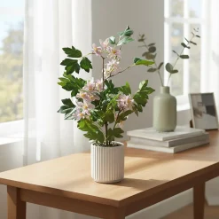 Pianta Artificiale Fiorita in vaso