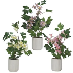 Pianta Artificiale Fiorita in vaso