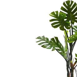 Pianta artificiale Monstera Deliciosa in vaso