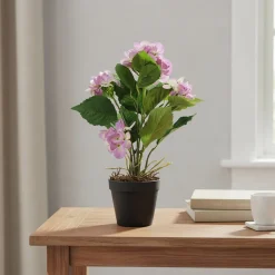 Pianta Artificiale Ortensia con Vaso