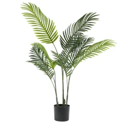 Pianta artificiale Palma Areca in vaso h90 cm