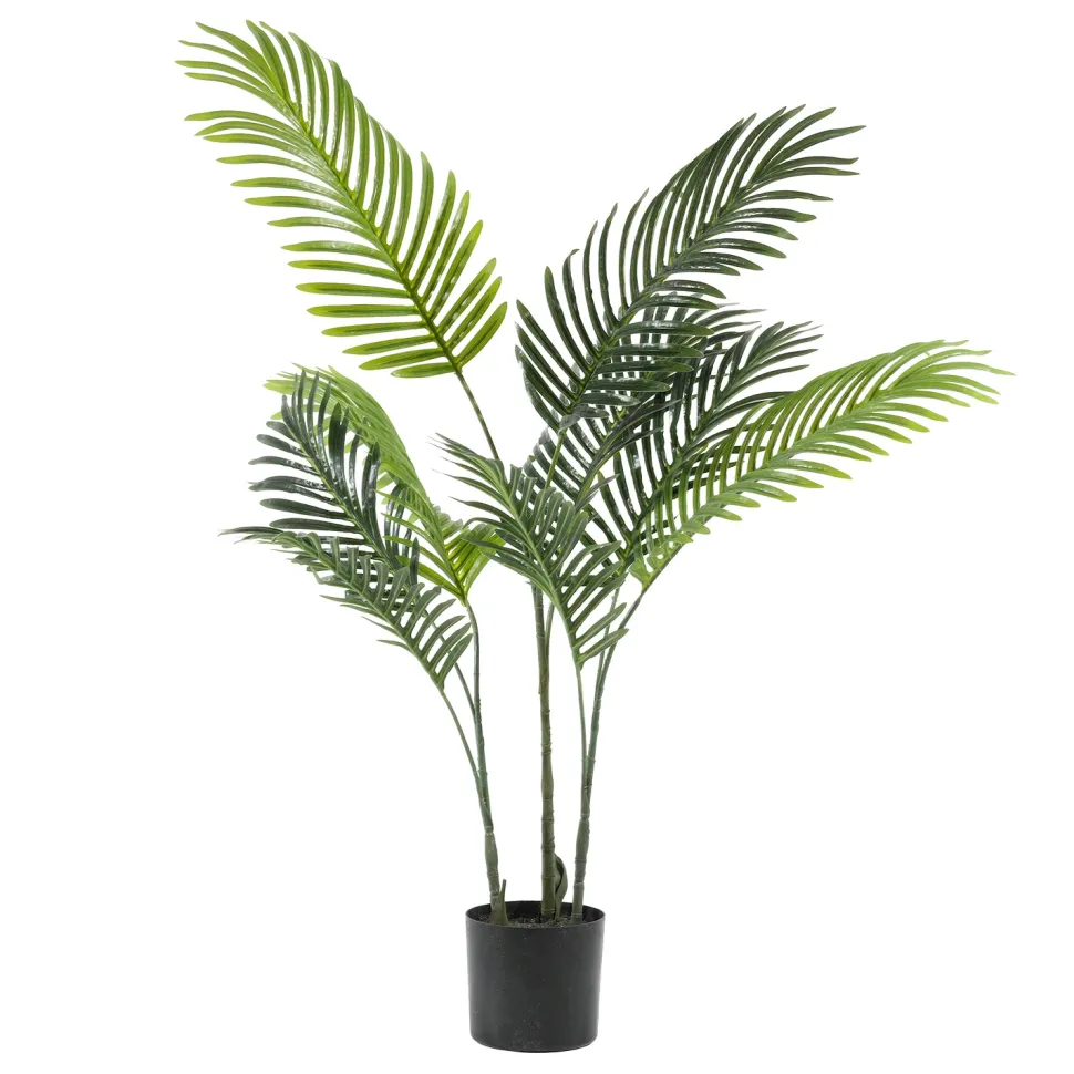 Pianta artificiale Palma Areca in vaso h90 cm